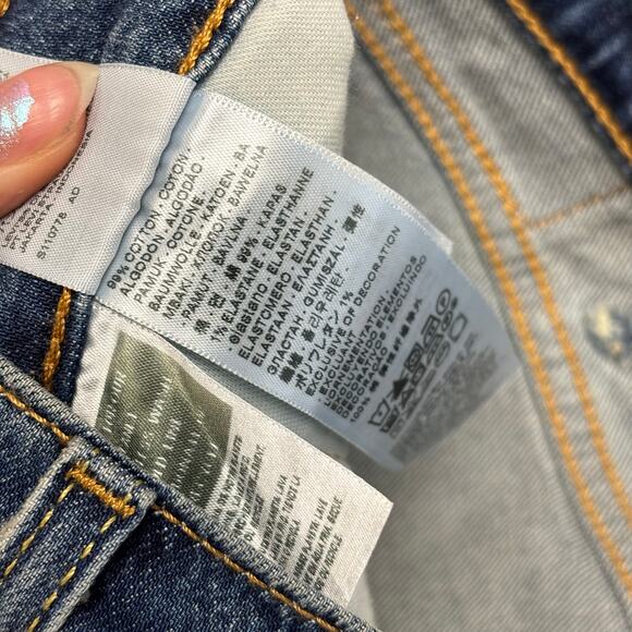 Levis 505 Red Tab Blue Mens 38x30 Regular Straight Stretch‎ Mid Wash Denim Jeans - Picture 5 of 12